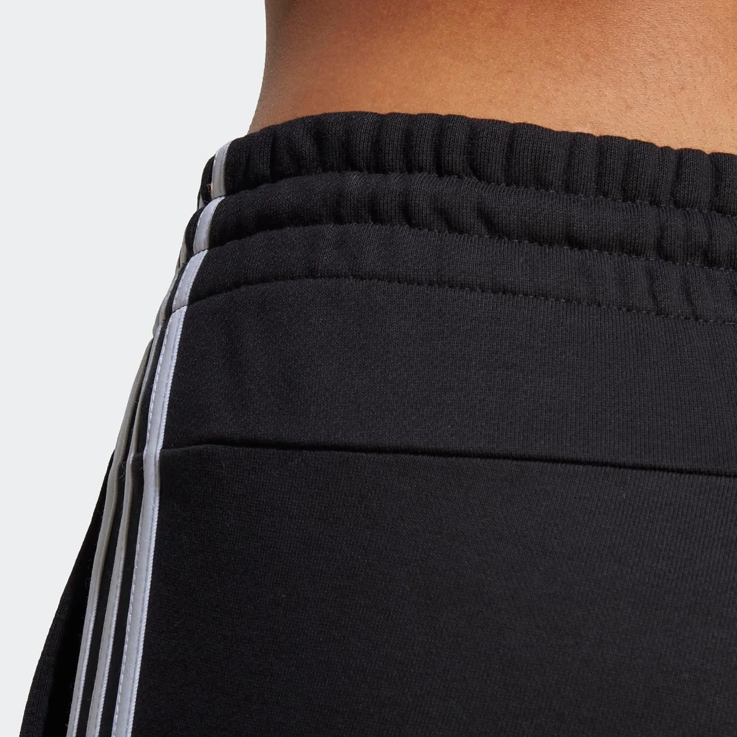 adidas Women's Plus Size Essentials 3-Stripes French Terry Cuffed Pants