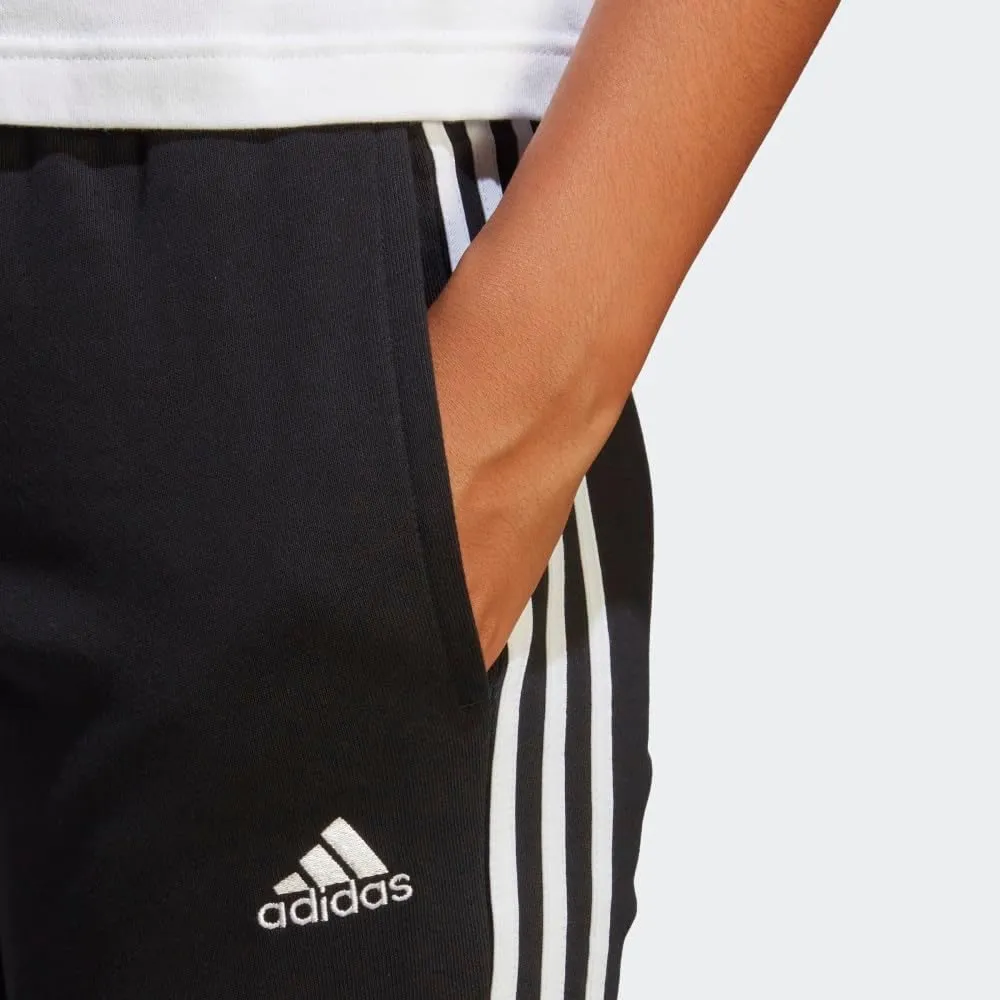 adidas Women's Plus Size Essentials 3-Stripes French Terry Cuffed Pants