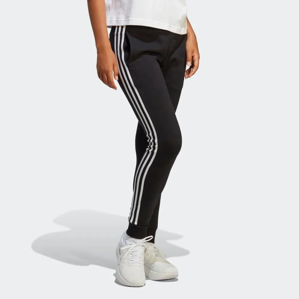 adidas Women's Plus Size Essentials 3-Stripes French Terry Cuffed Pants