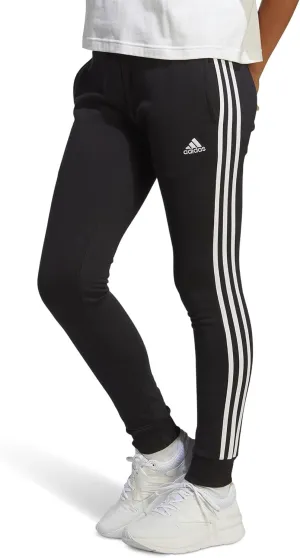adidas Women's Plus Size Essentials 3-Stripes French Terry Cuffed Pants