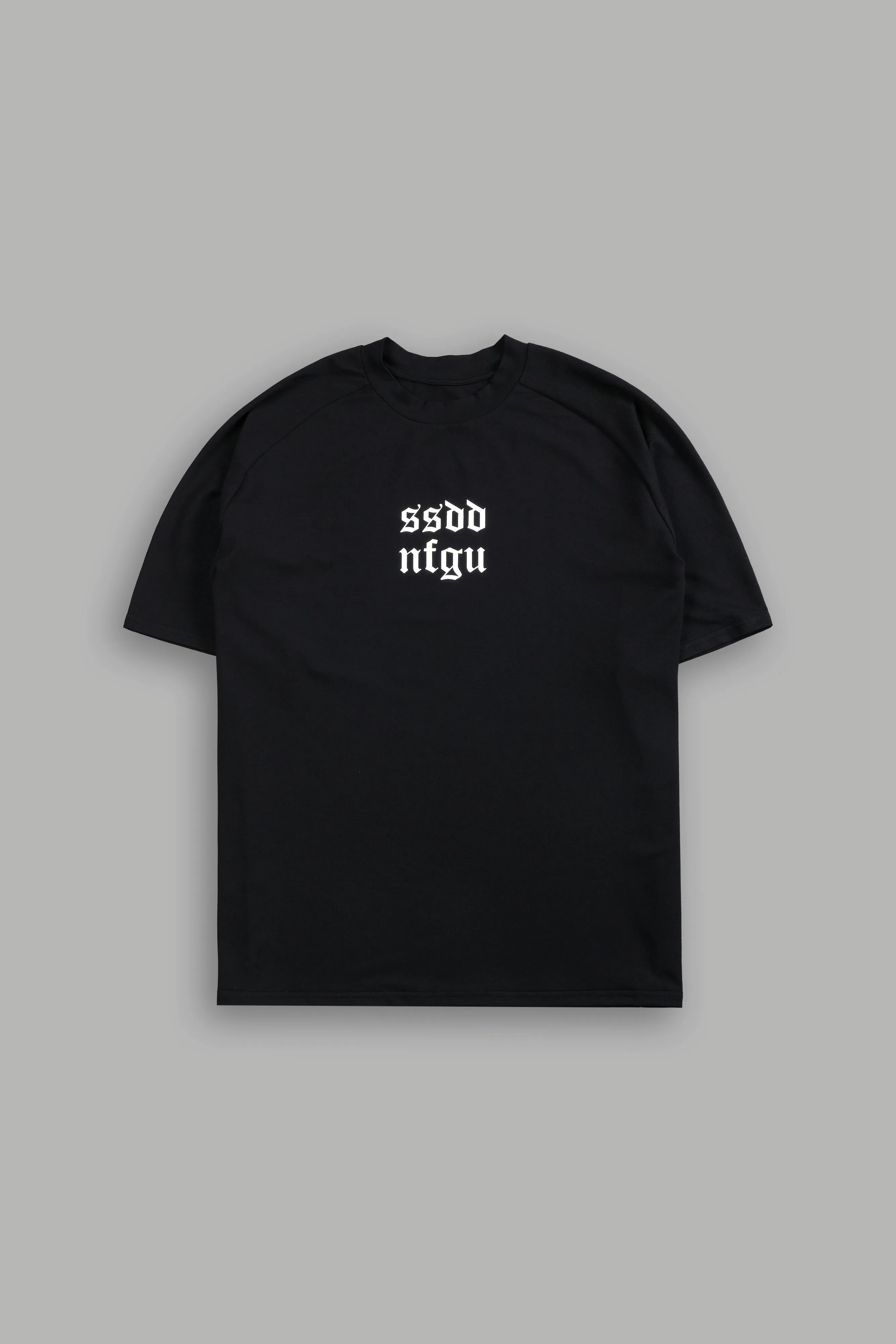 Always SSDD NFGU "Dry Wolf" S/S Raglan Tee in Black