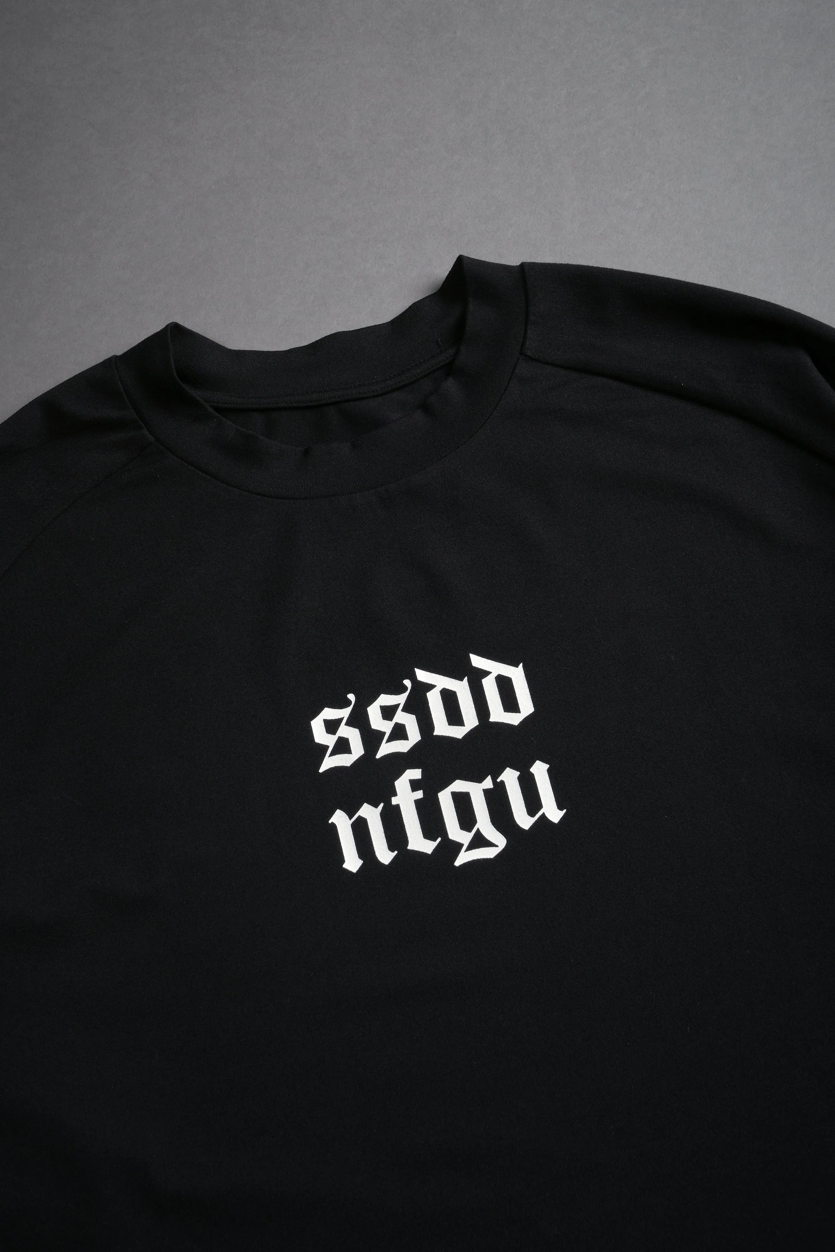 Always SSDD NFGU "Dry Wolf" S/S Raglan Tee in Black