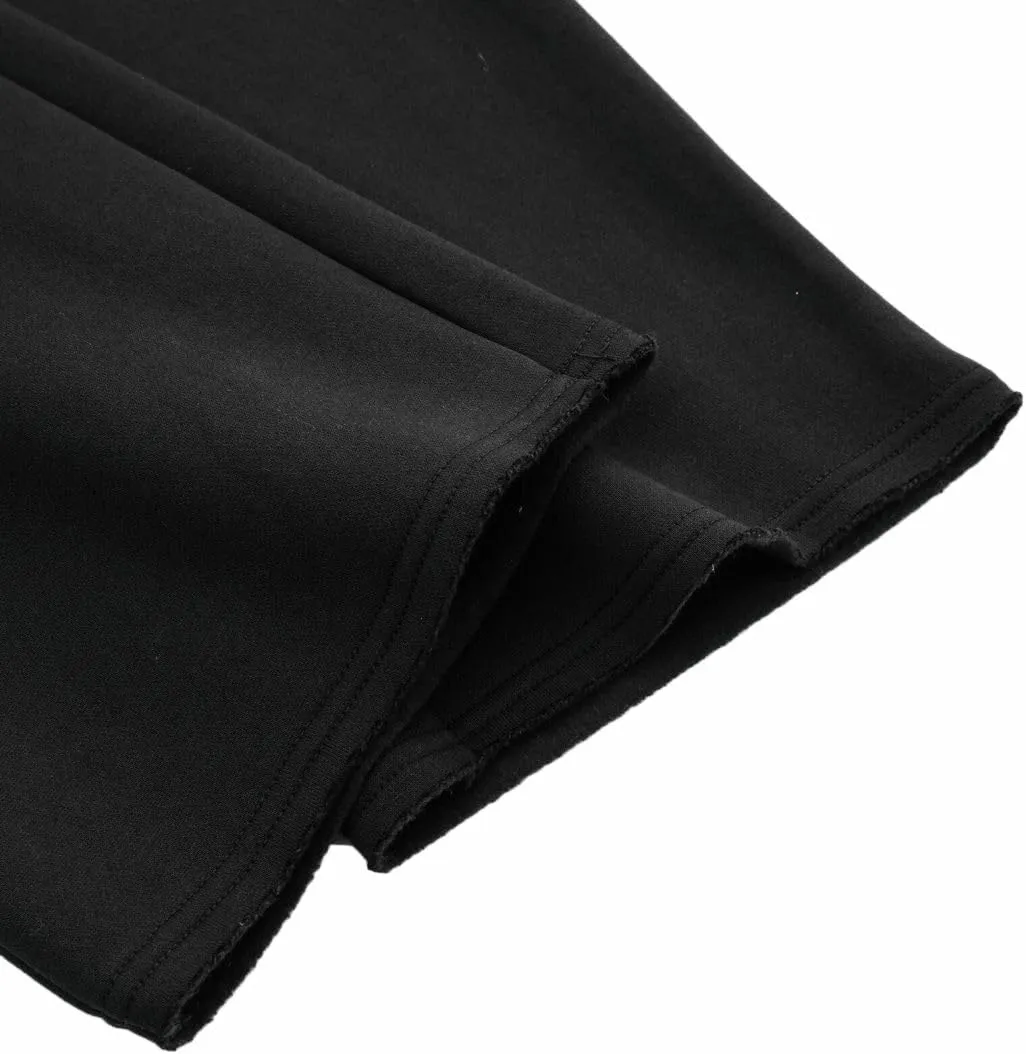 Amazhiyu Women's Fleece High Waist Wide Leg Sweatpants Drawstring Winter Pants