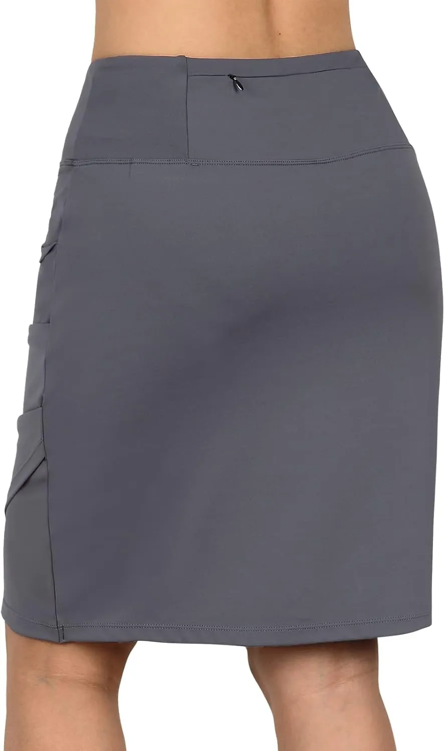 ANIVIVO Women Skorts Skirts 20" Length High Waisted,Tennis Golf Skirts Business Casual Athletic Skorts with Zipper Pocket