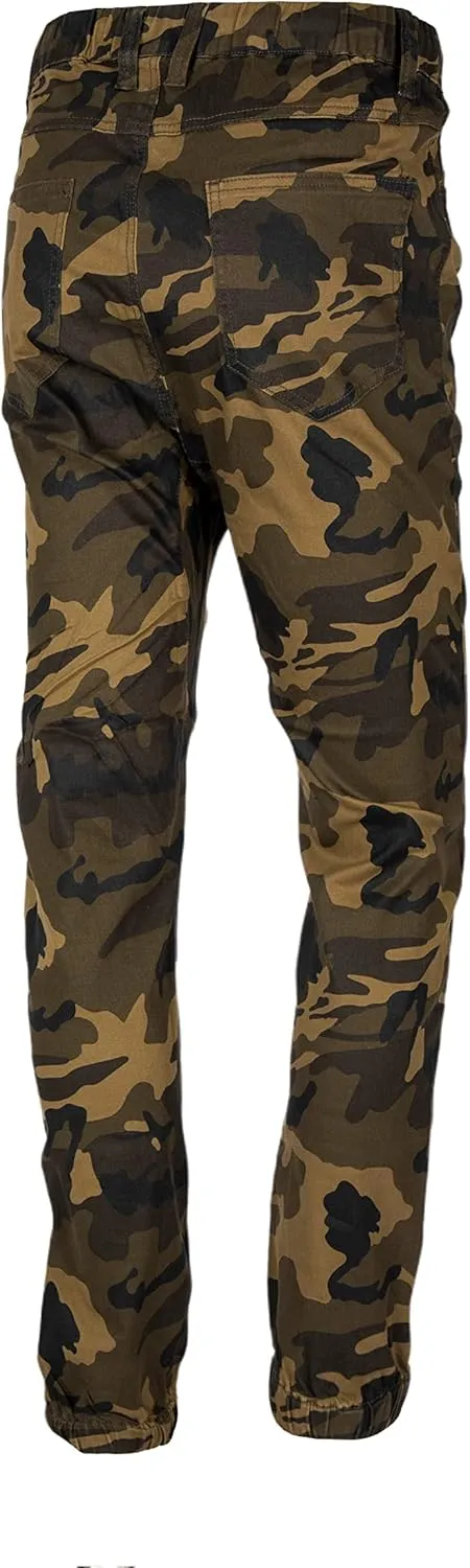 Ashen Fane Men's Trendy Harem Twill Slim Fit Casual Jogger Pants