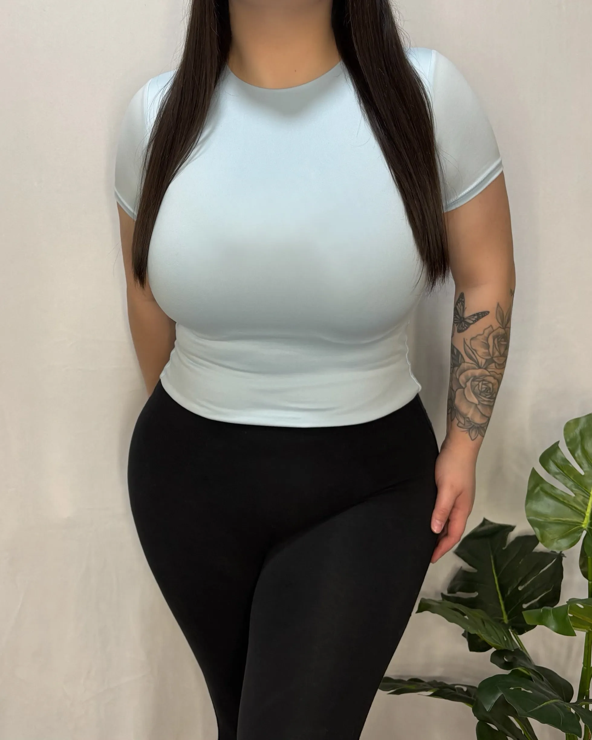 Athena Top (Light Blue)