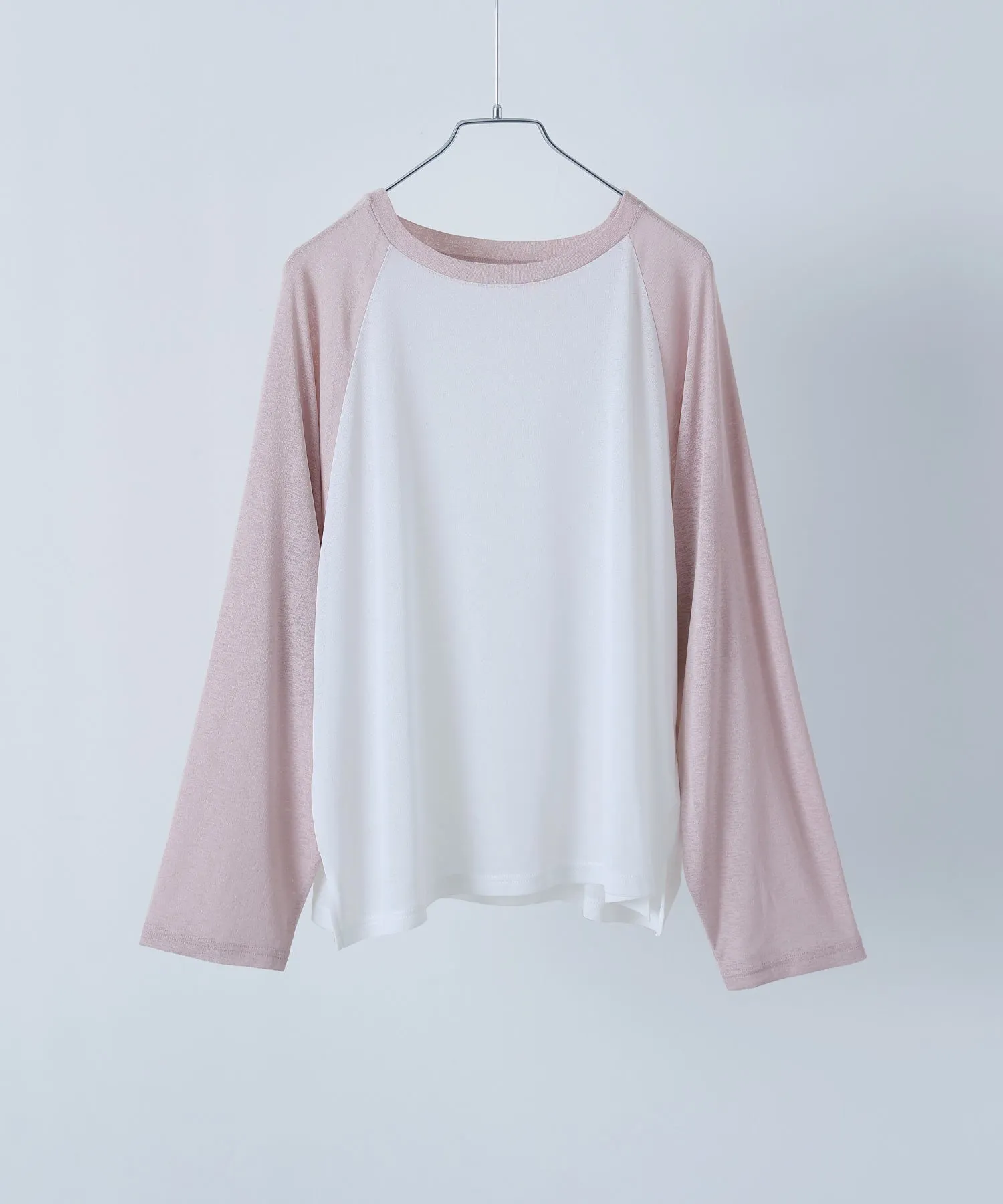 Bicolor raglan long cut and sew