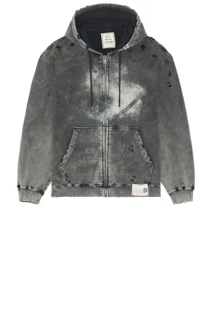 Bleached Parka Hoodie