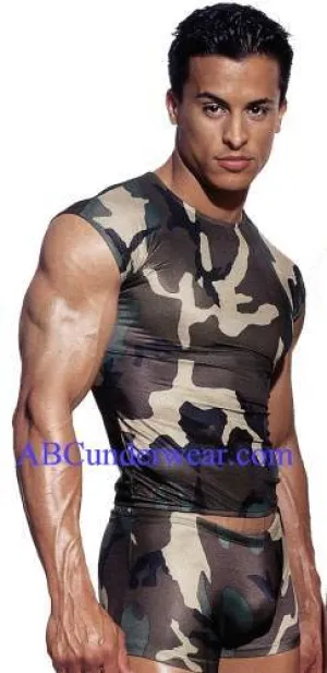 Camouflage Raglan Tee - Medium