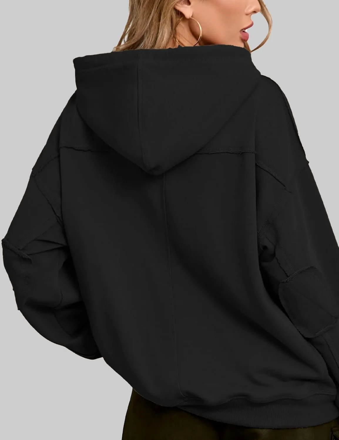 CHERFLY Oversized Hoodies for Women 2025 Fashion Pullover Sweatshirts Spring Outfits