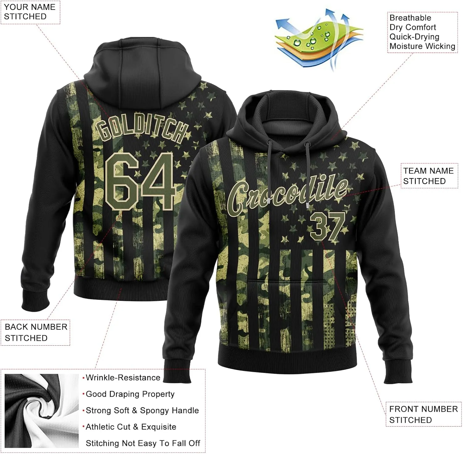 Custom Gradient Baseball Hoodies Personalized Stitched Name Number Design Your Own Team Pullover Sweatshirts