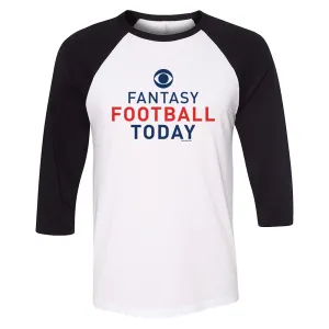 Fantasy Football Today Logo 3/4 Sleeve Baseball T-Shirt