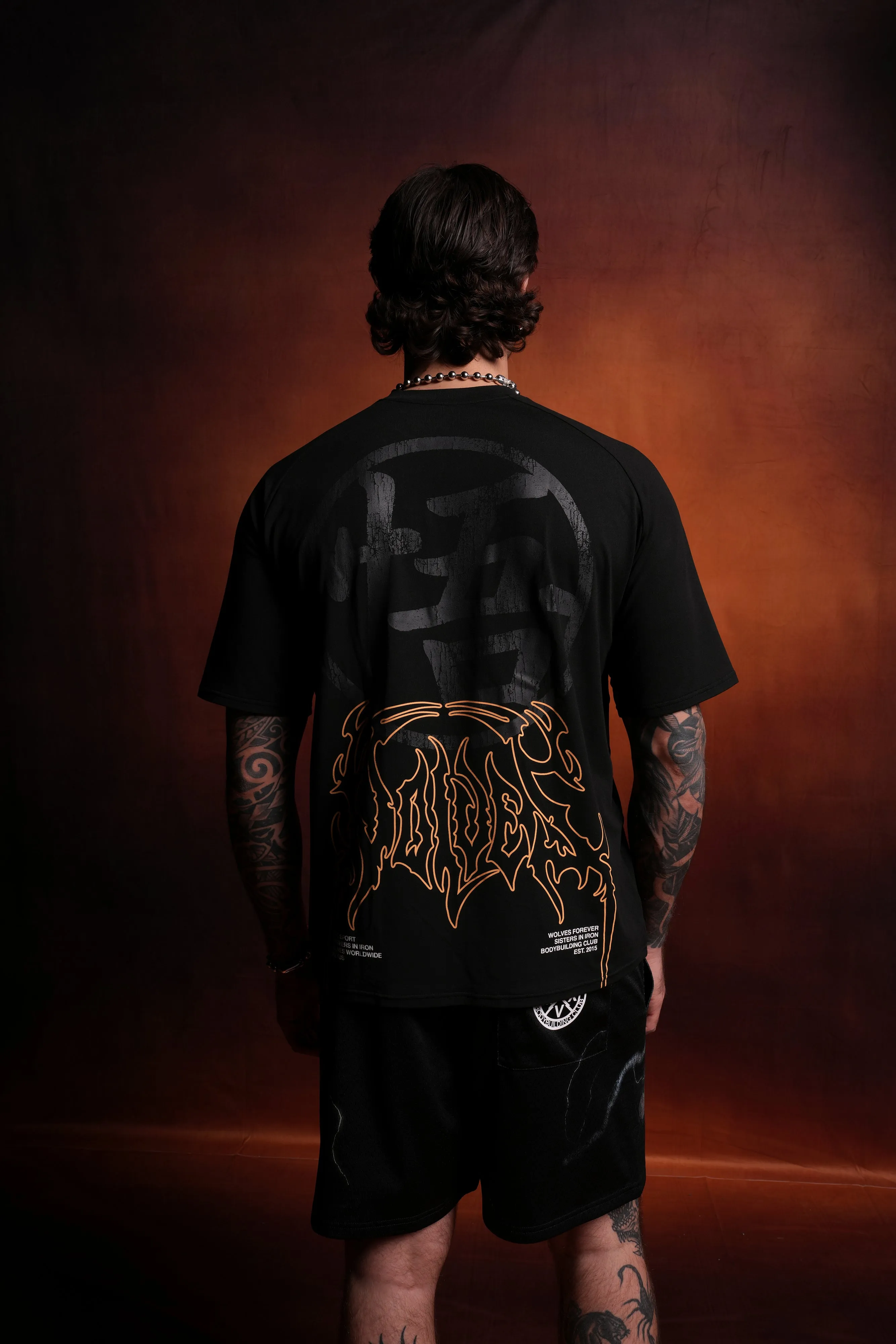 Go "Dry Wolf" S/S Raglan Tee in Black