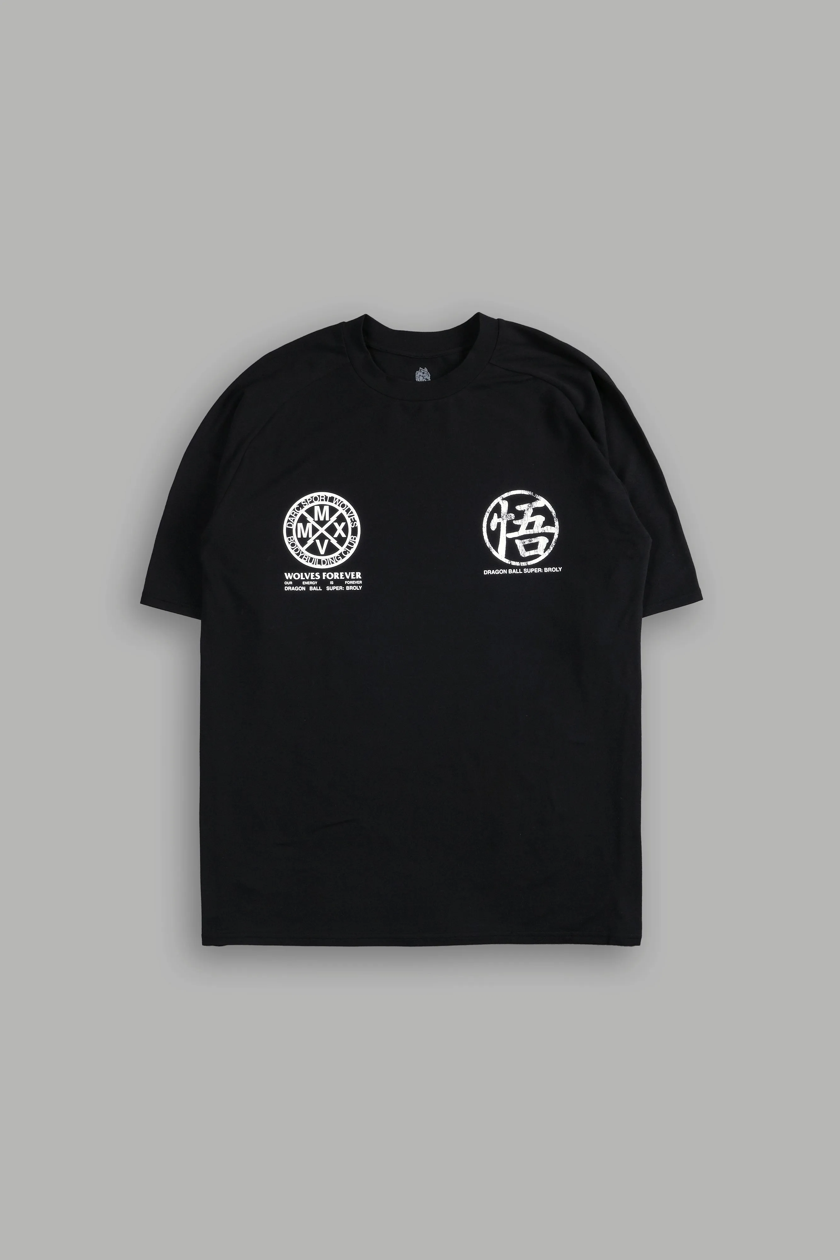 Go "Dry Wolf" S/S Raglan Tee in Black