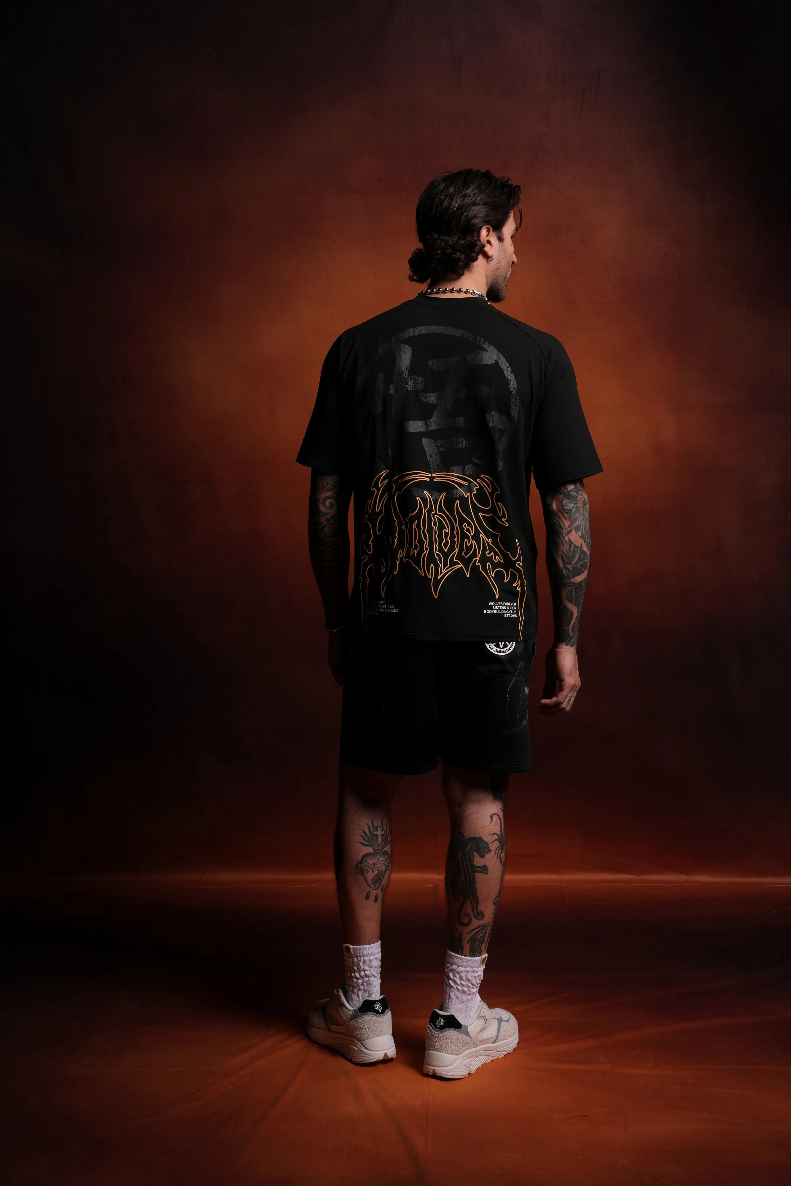 Go "Dry Wolf" S/S Raglan Tee in Black