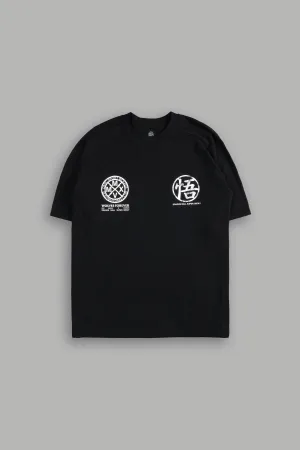 Go "Dry Wolf" S/S Raglan Tee in Black
