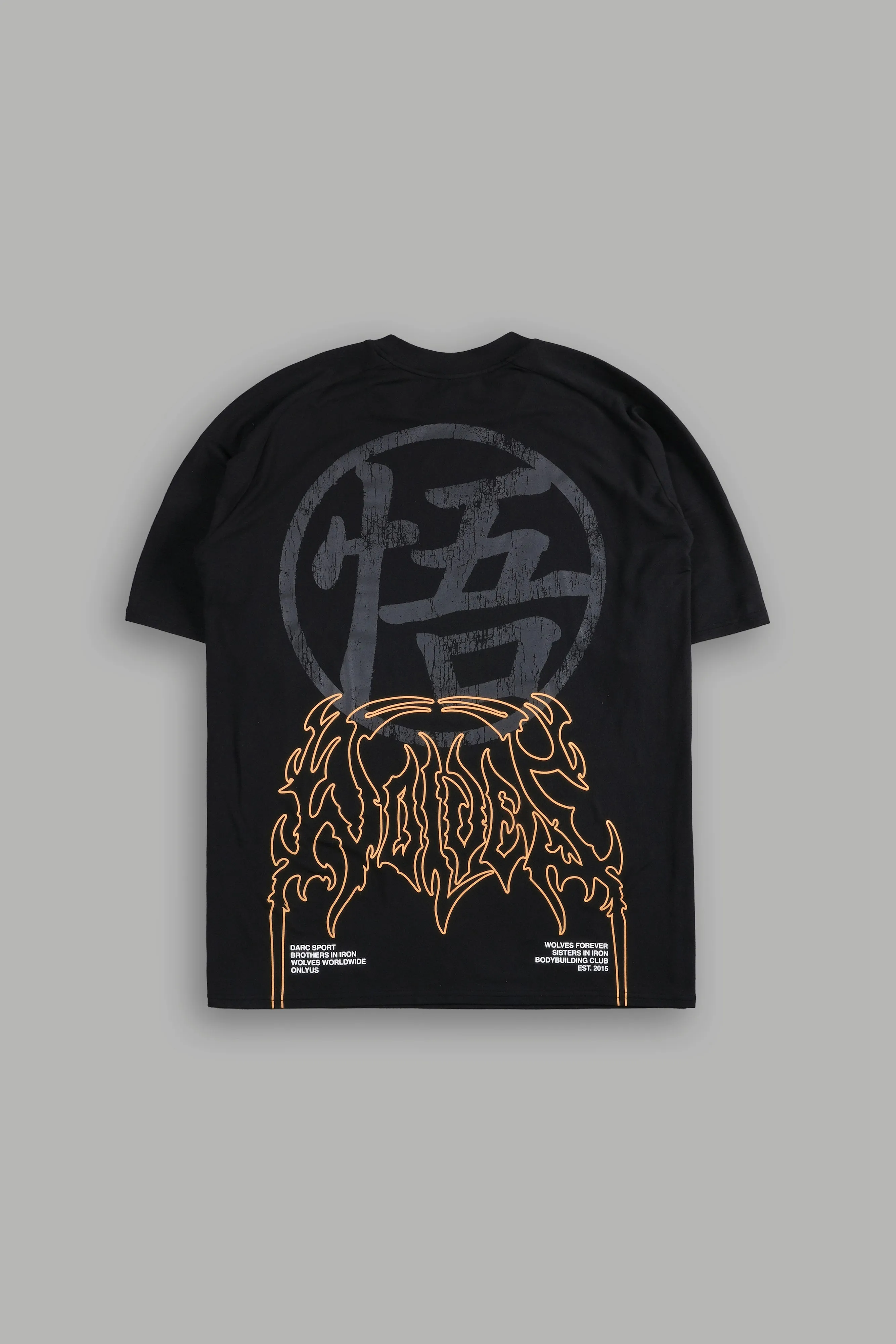 Go "Dry Wolf" S/S Raglan Tee in Black