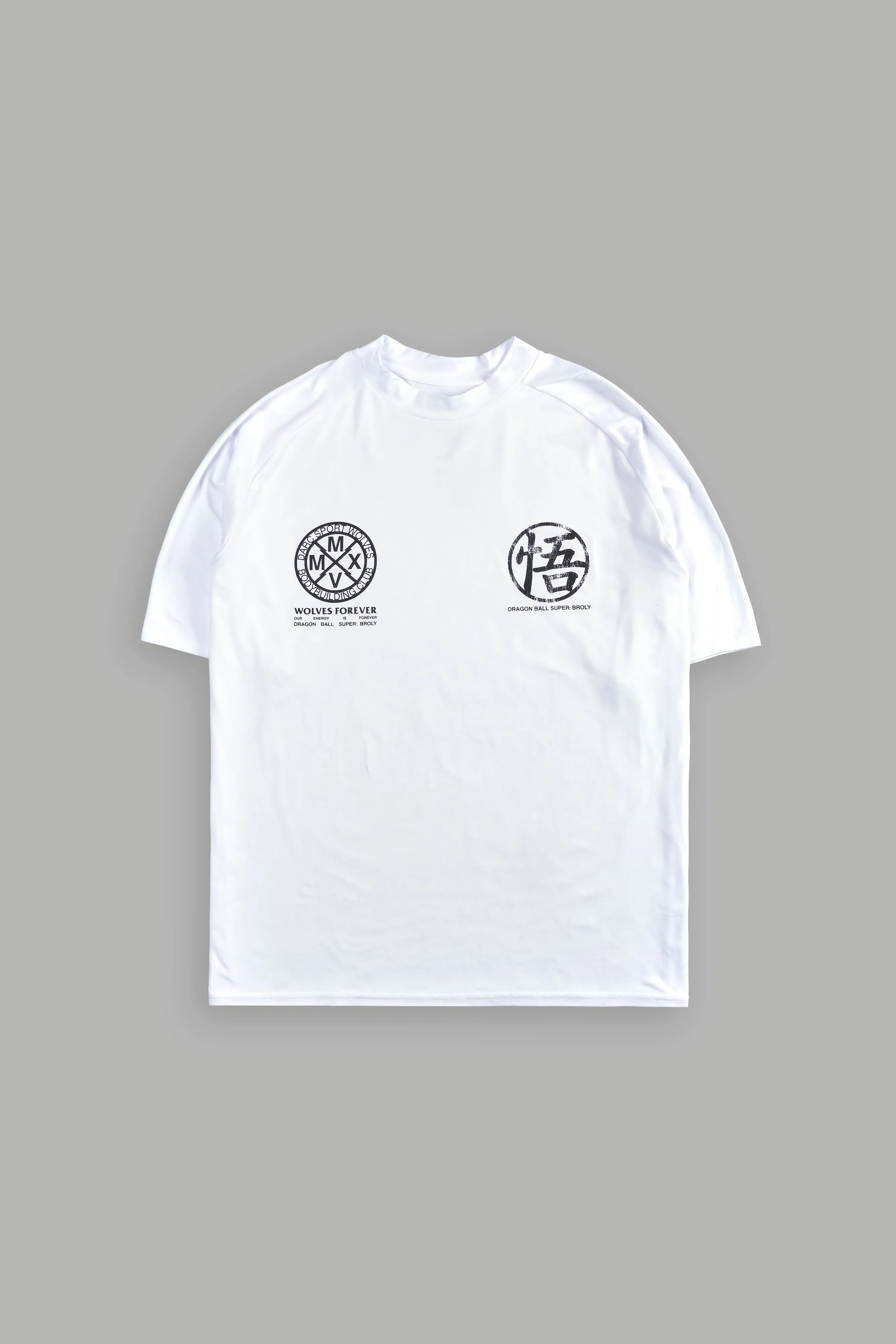 Go "Dry Wolf" S/S Raglan Tee in White
