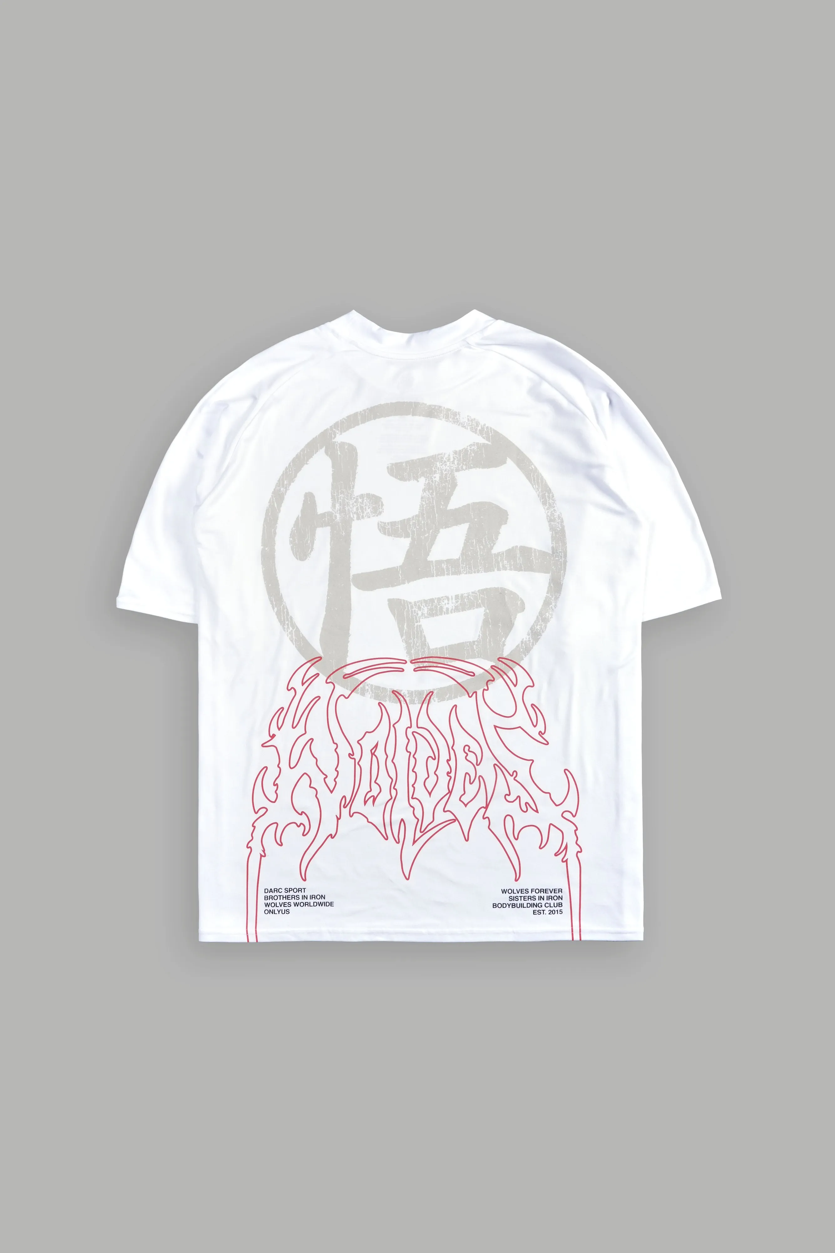 Go "Dry Wolf" S/S Raglan Tee in White