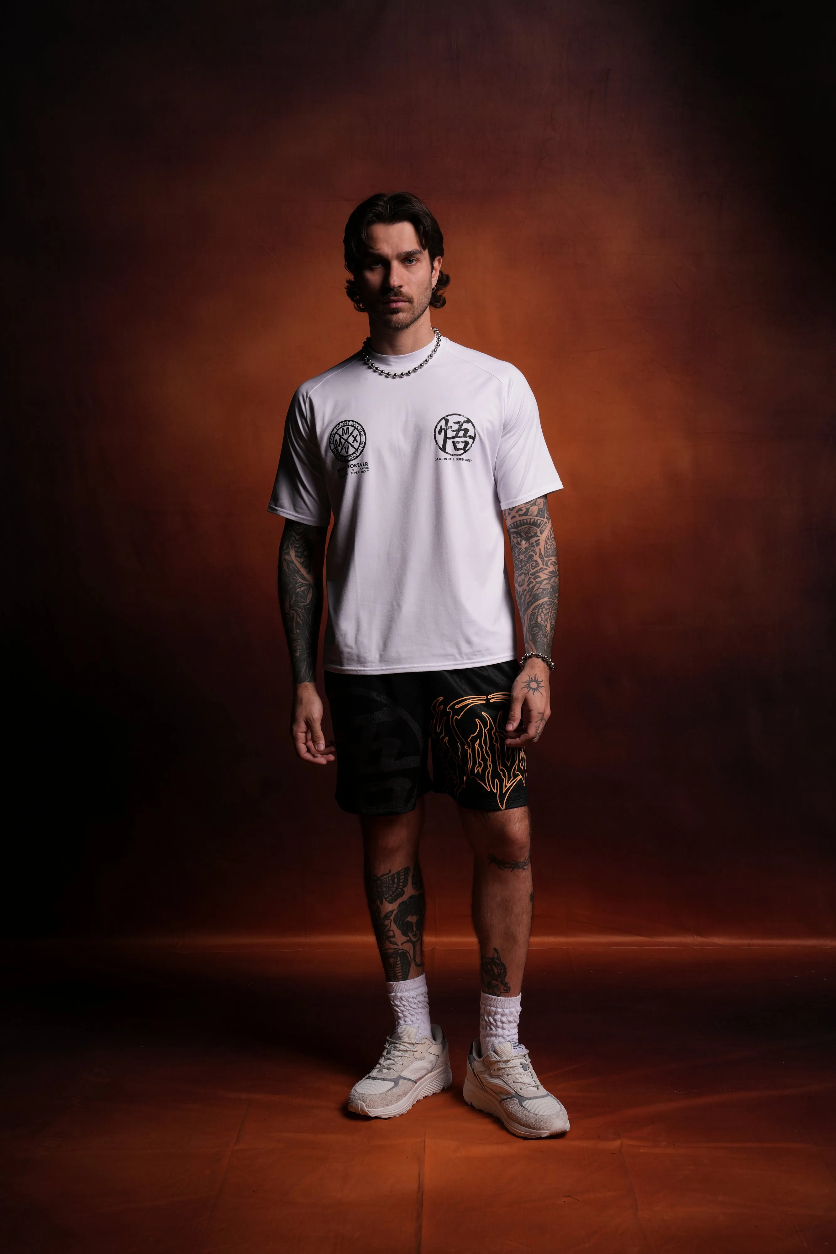Go "Dry Wolf" S/S Raglan Tee in White