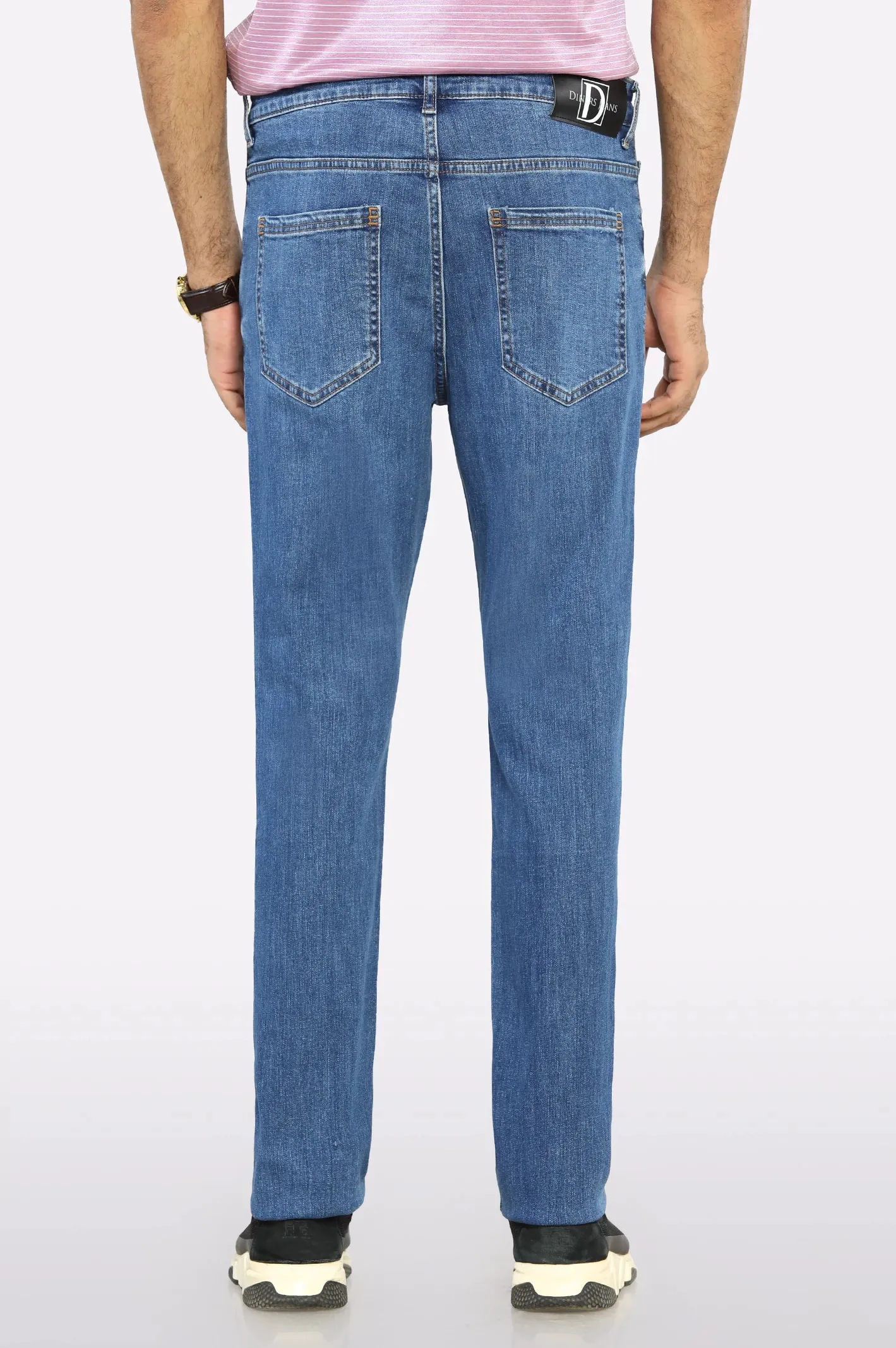 Light Blue Modern Slim Fit Jeans