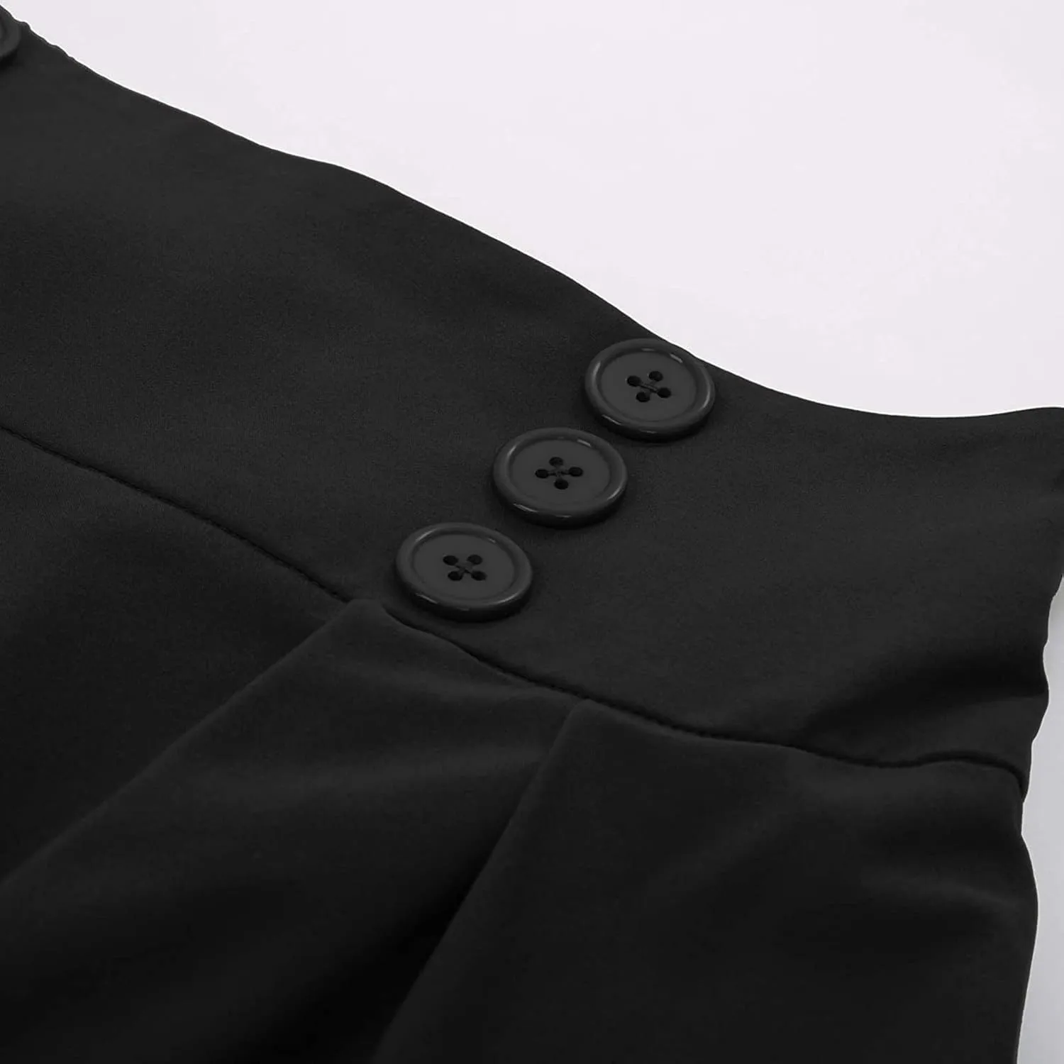 Long Skirts for Women Trendy Vintage Elastic High Waisted Pleated Midi Skirt Casual A Line Flowy Skirt