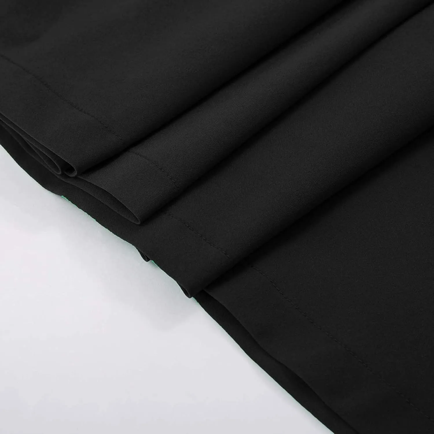 Long Skirts for Women Trendy Vintage Elastic High Waisted Pleated Midi Skirt Casual A Line Flowy Skirt