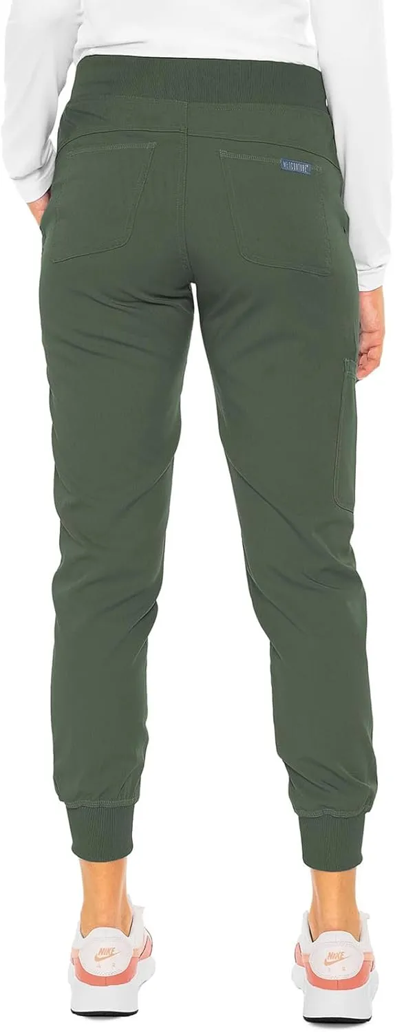 Med Couture Scrub Pants for Women Jogger Pant with 5 Pockets, Lightweight, Ultra Soft, 2-Way Stretch Fabric - MC7710