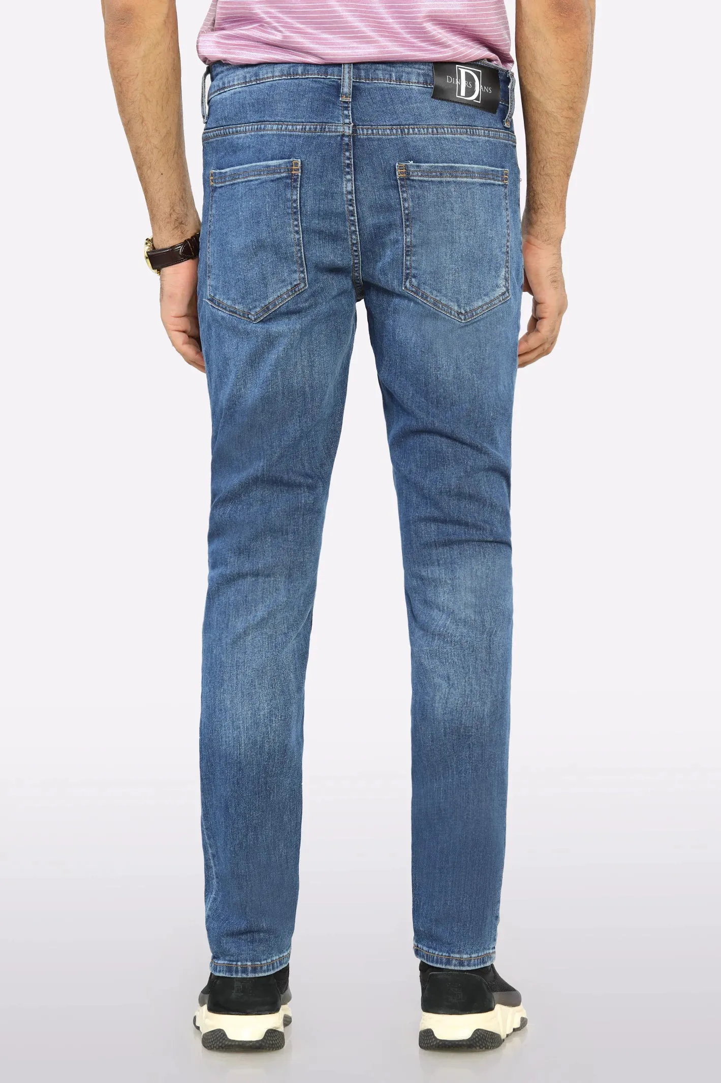 Medium Blue Modern Slim Fit Jeans