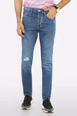 Medium Blue Modern Slim Fit Jeans