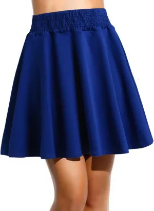 Midi Skirts for Women Solid Basic Skirt A Line Design Skirt Ruffle Layered Pleated Large Swing Skirts Spring