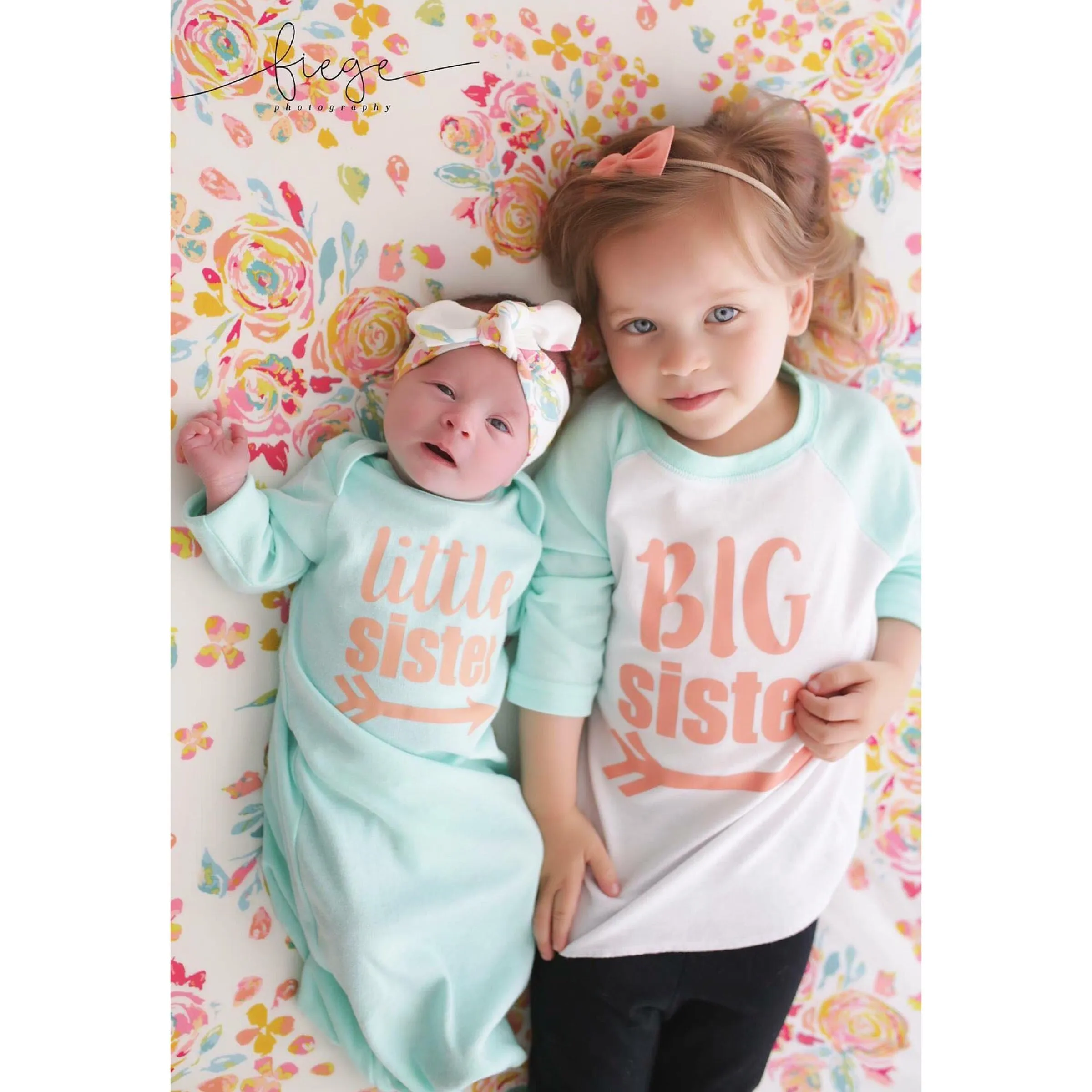 Mint Big Sister Raglan
