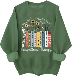Occupational Therapy Sweatshirt Special Education Oversized Crewneck Sweatshirt Teacher Gifts