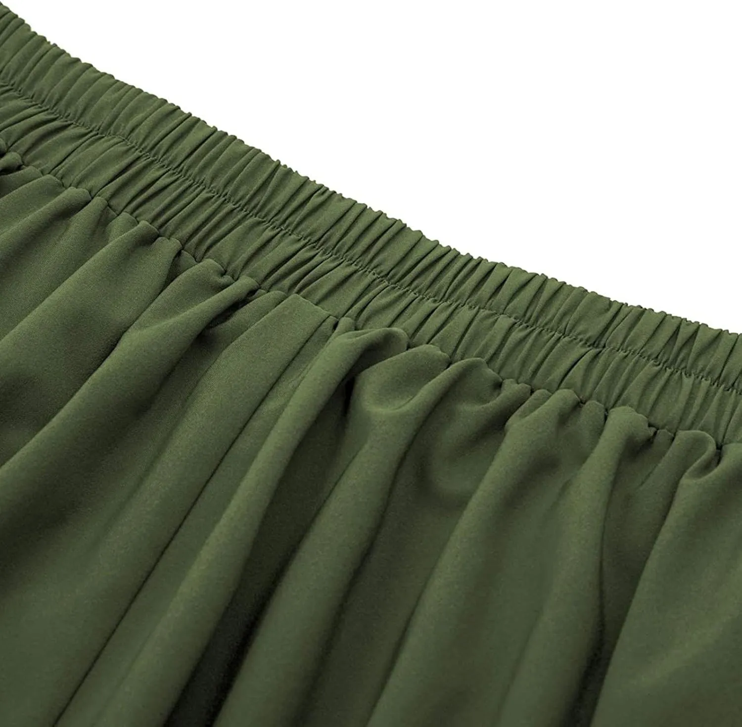 Pleated Midi Skirts for Women Trendy Vintage Elastic High Waisted Tweed Long Skirt Casual A Line Flowy Skirt