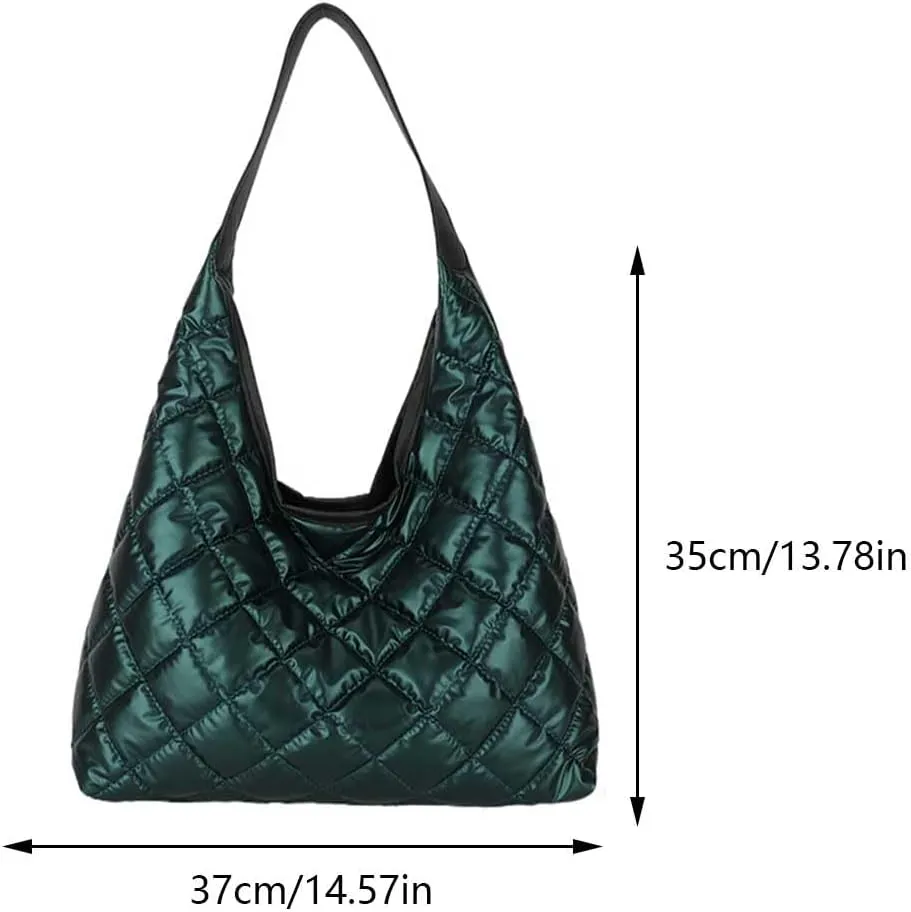 Puffer Quilted Shoulder Bag Women's Puffy Puff Tote Bag Quilted Crossbody Bag Women's Puffy Wallet Fashion Hobo Wallet