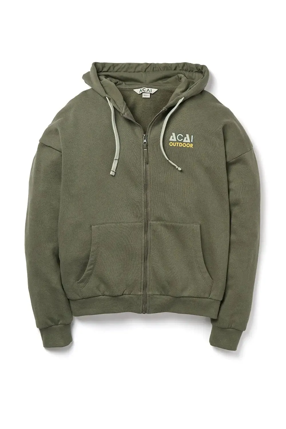 Retreat Zip Up Hoodie - Deep Sage