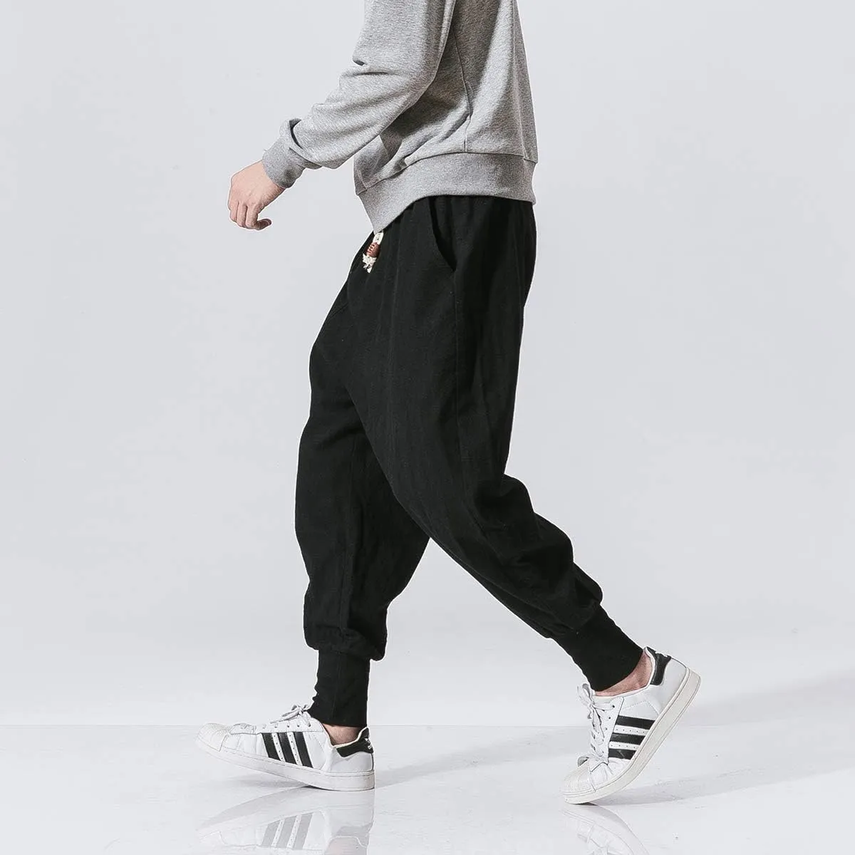 Seidarise Men's Joggers Sweatpants Harem Jogger Pant Long Sports Pants