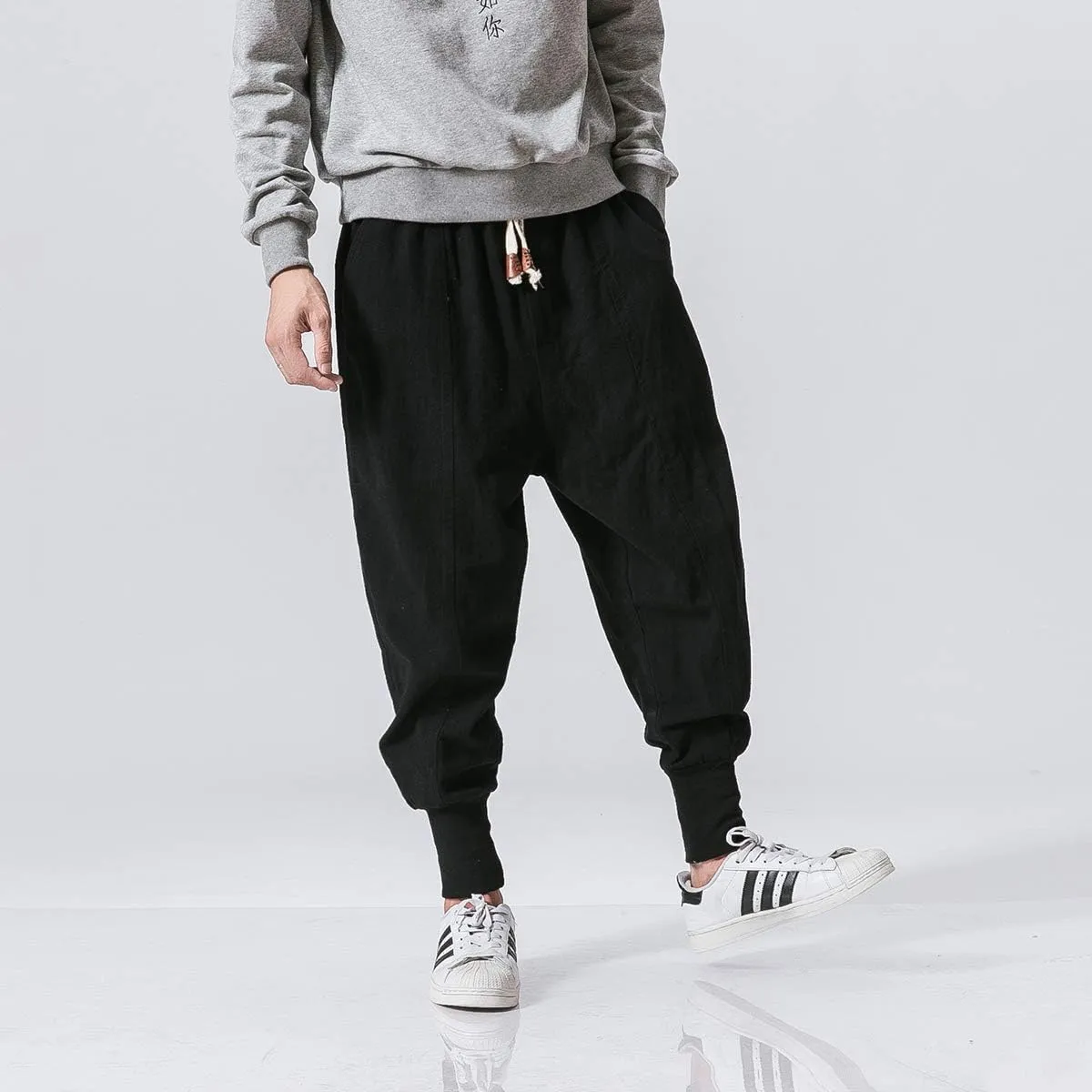 Seidarise Men's Joggers Sweatpants Harem Jogger Pant Long Sports Pants