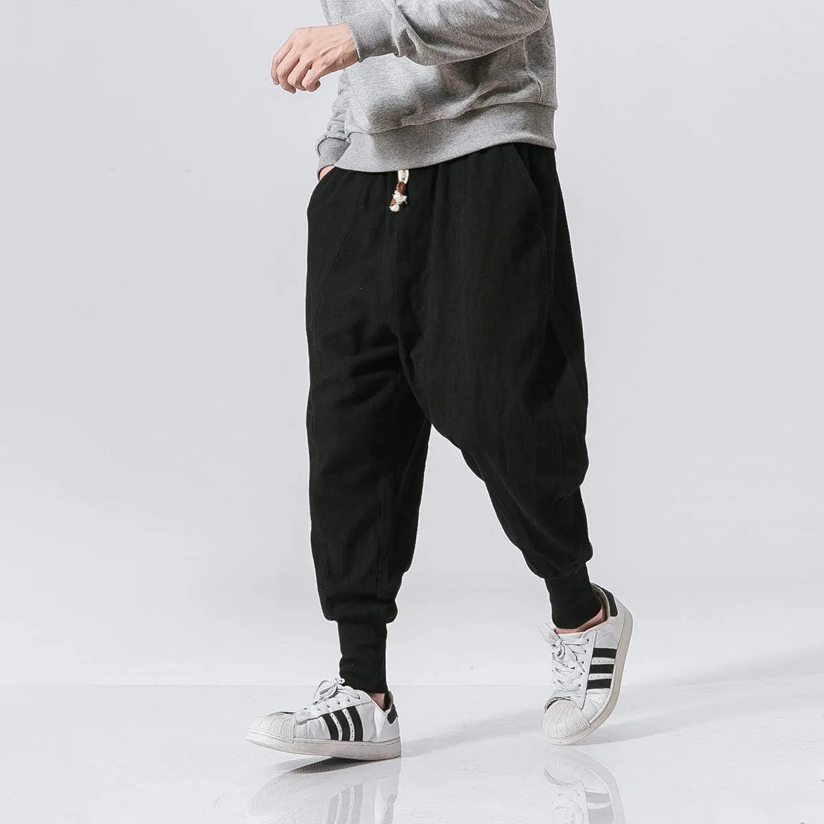 Seidarise Men's Joggers Sweatpants Harem Jogger Pant Long Sports Pants