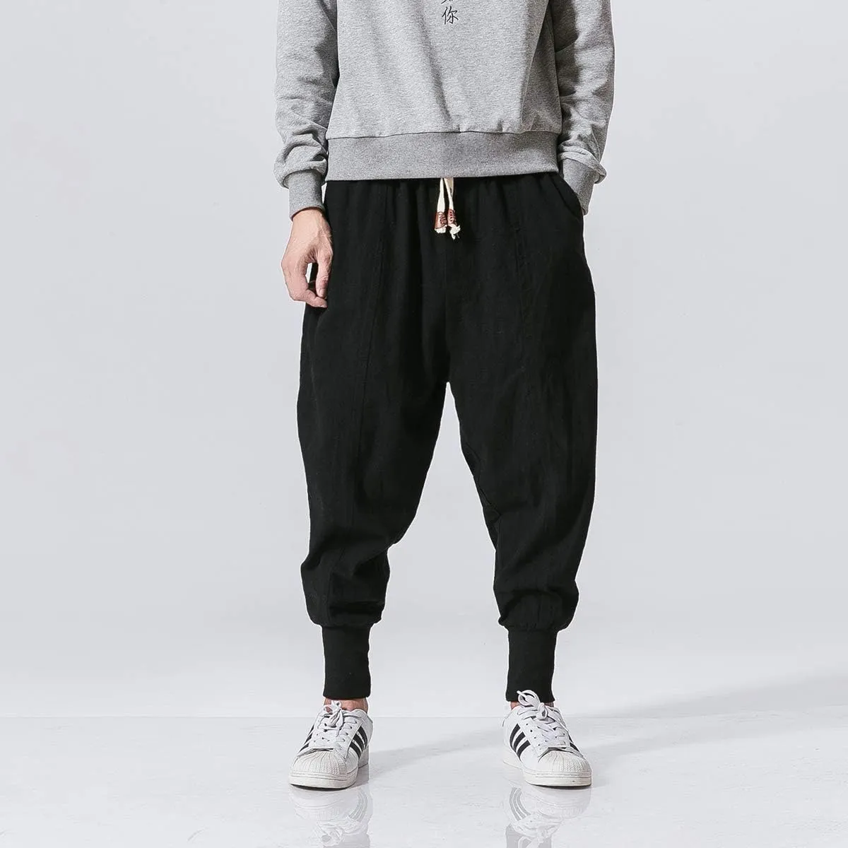 Seidarise Men's Joggers Sweatpants Harem Jogger Pant Long Sports Pants