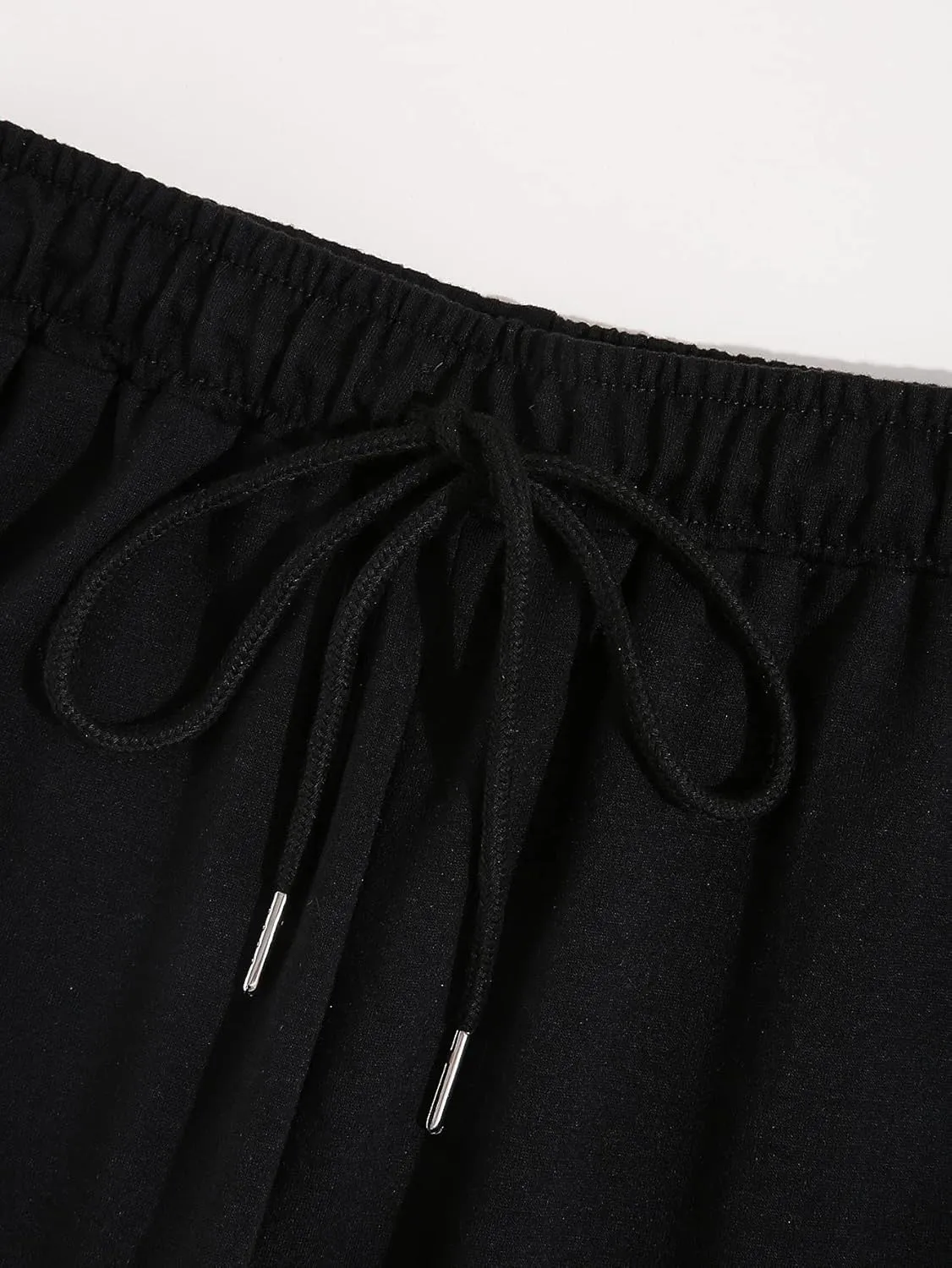 SOLY HUX Women's Moon Print Elastic High Waisted Sweatpants Joggers Pants