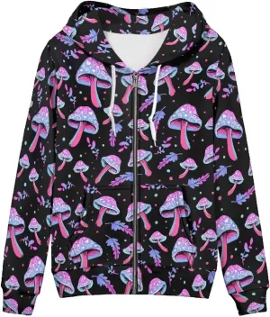 Thin Oversized Zip Up Hoodie with Pockets Women Lightweight Sweater Graphic Sweatshirts for Women Size XS-5XL