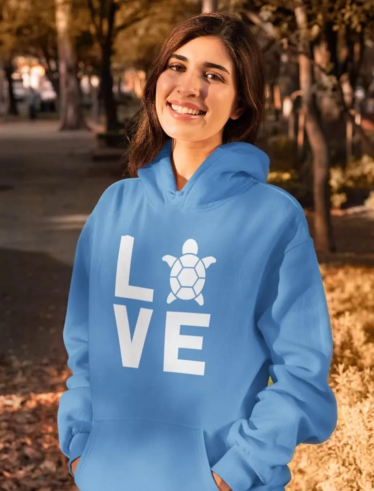 Tstars Love Turtle Sweatshirt Hoodie Sea Turtles Sweatshirts Animal Hoodies for Women Teen Girls