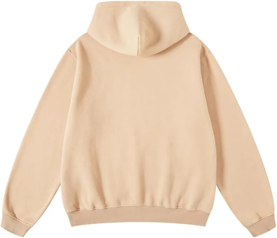 VFIVE UNFOUR Retro Washed Thick Cotton Hoodies Winter Oversized Hoodies Warm Vintage Sweatshirts