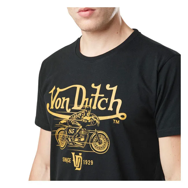 Von Dutch - Acid Wash T Shirt - Black