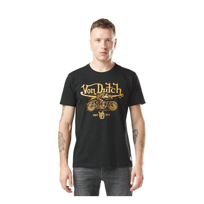 Von Dutch - Acid Wash T Shirt - Black