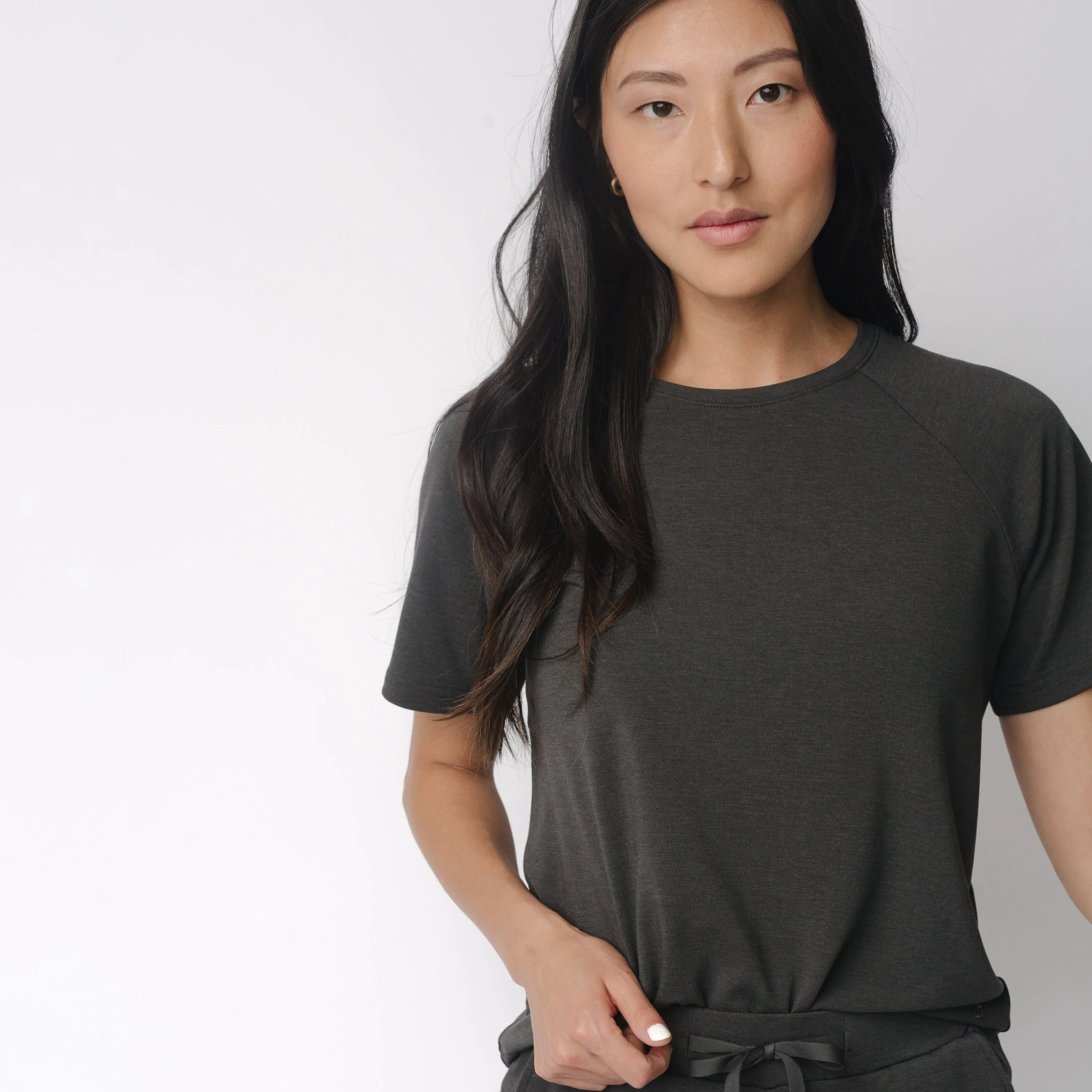 Women's Brushed Bamboo Raglan Tee