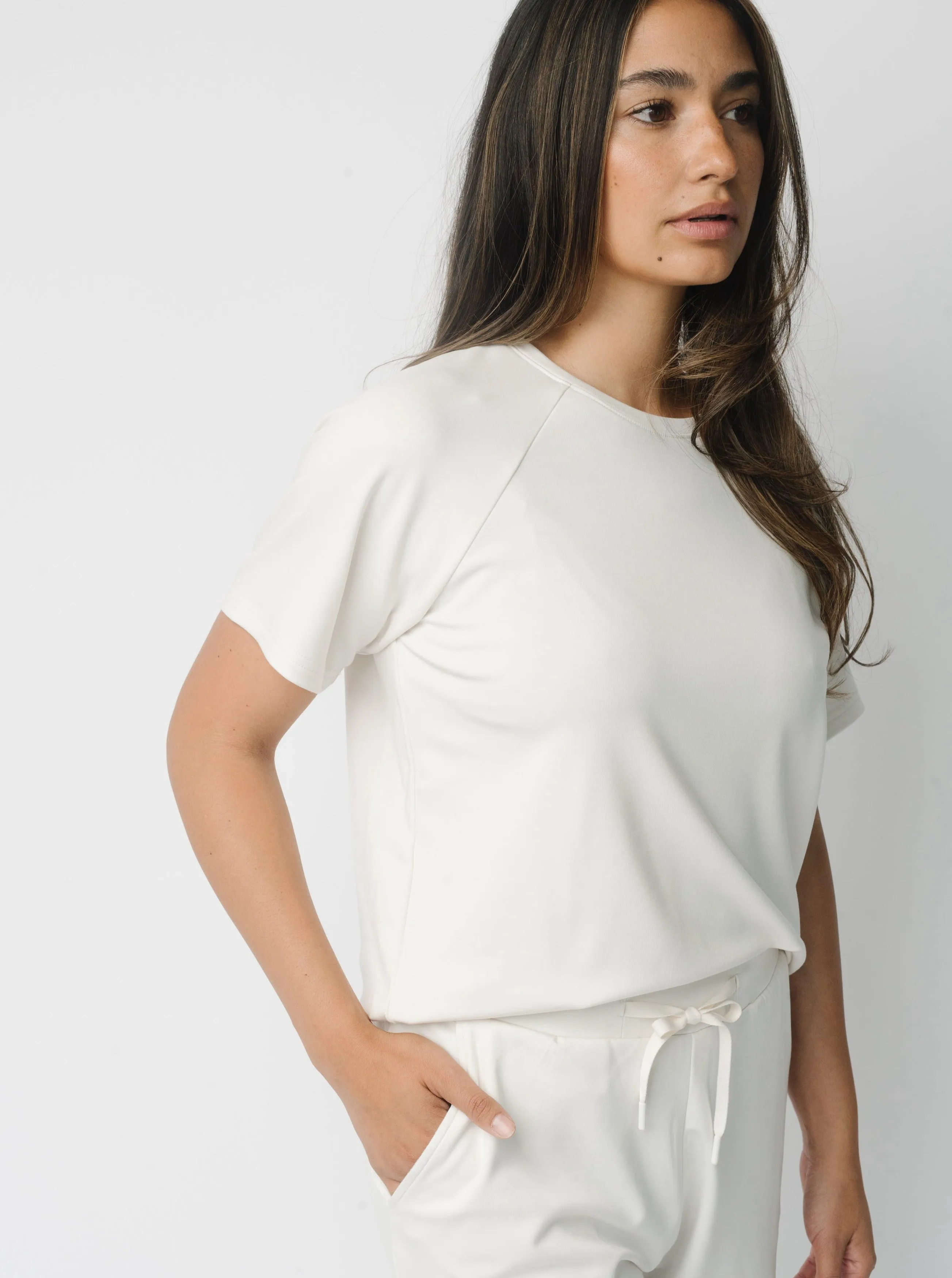 Women's Brushed Bamboo Raglan Tee