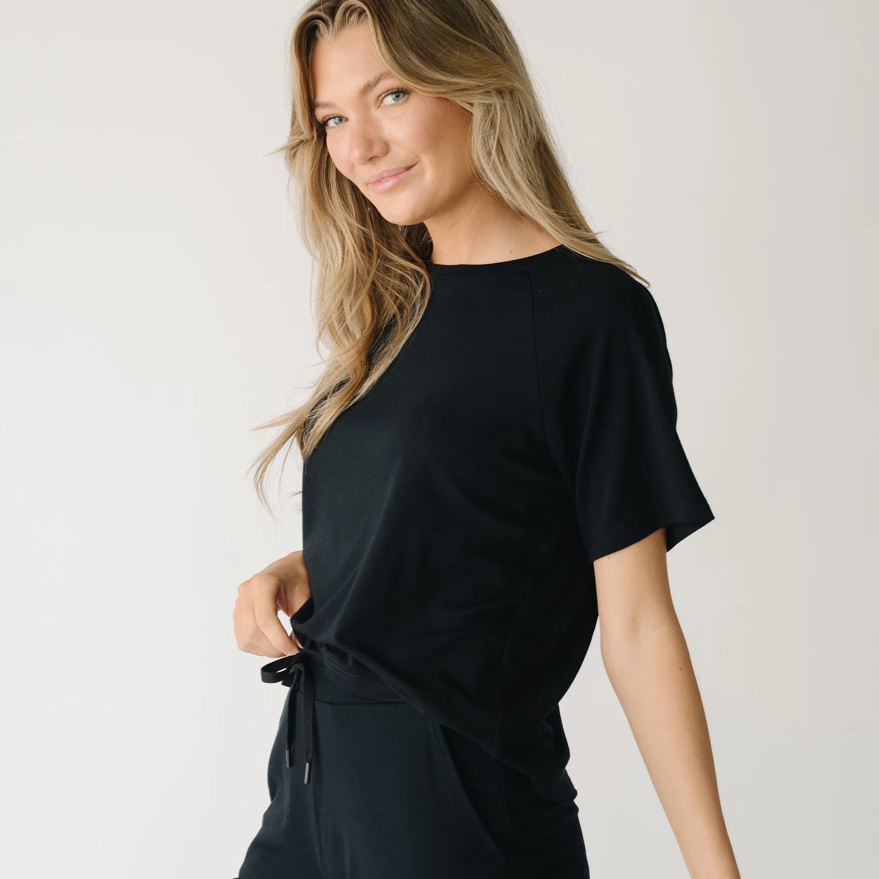 Women's Brushed Bamboo Raglan Tee