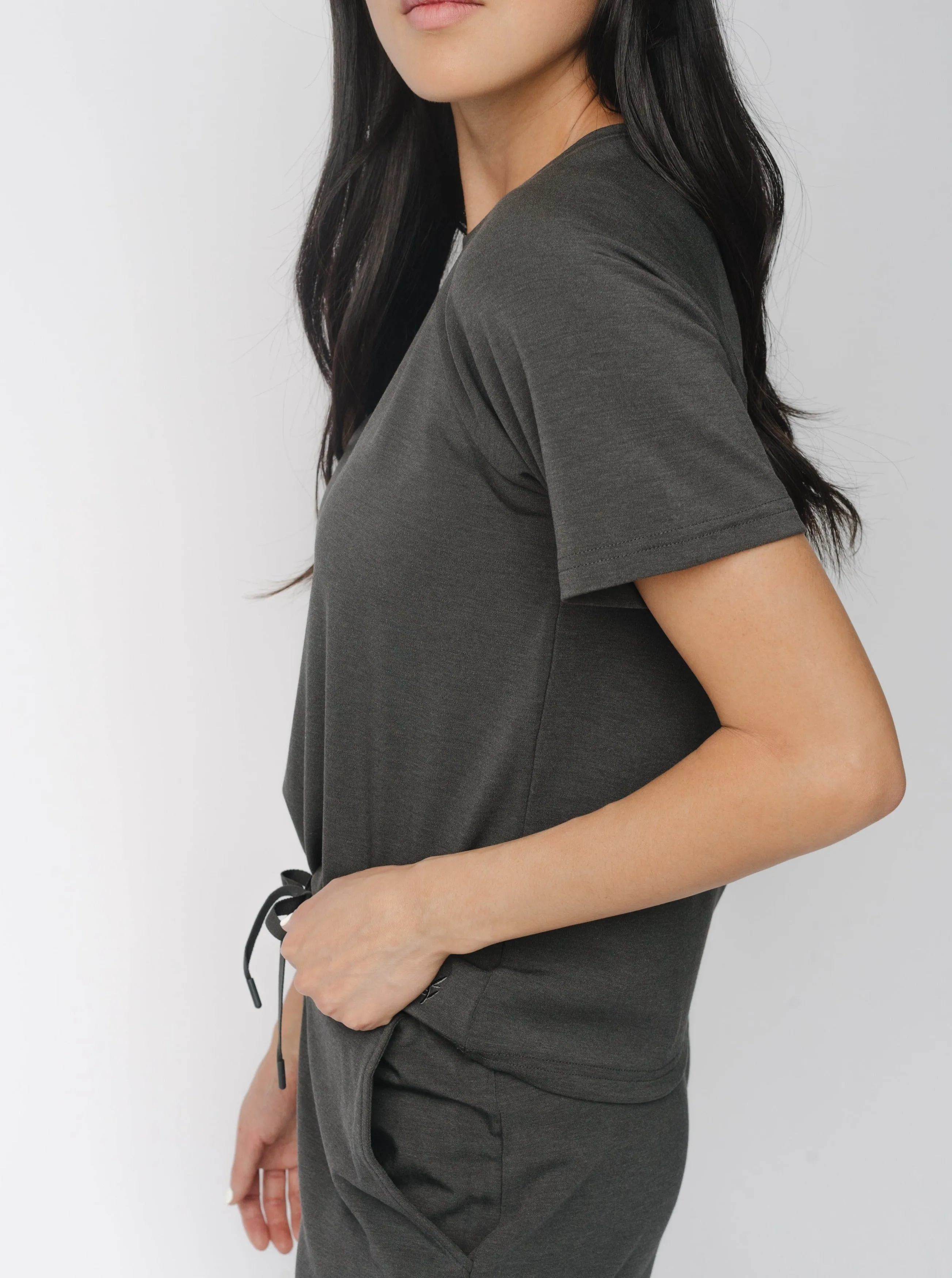 Women's Brushed Bamboo Raglan Tee